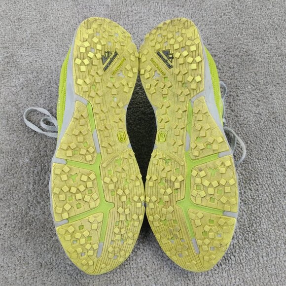 Montrail Rogue Fly Trail Womens Size 11 Running Shoes Green Yellow Low Top - Picture 2 of 11